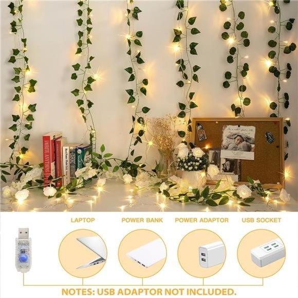 Curtain Lights for Bedroom 200Led Hanging String Lights Outdoor Waterproof Fairy - Picture 3 of 6